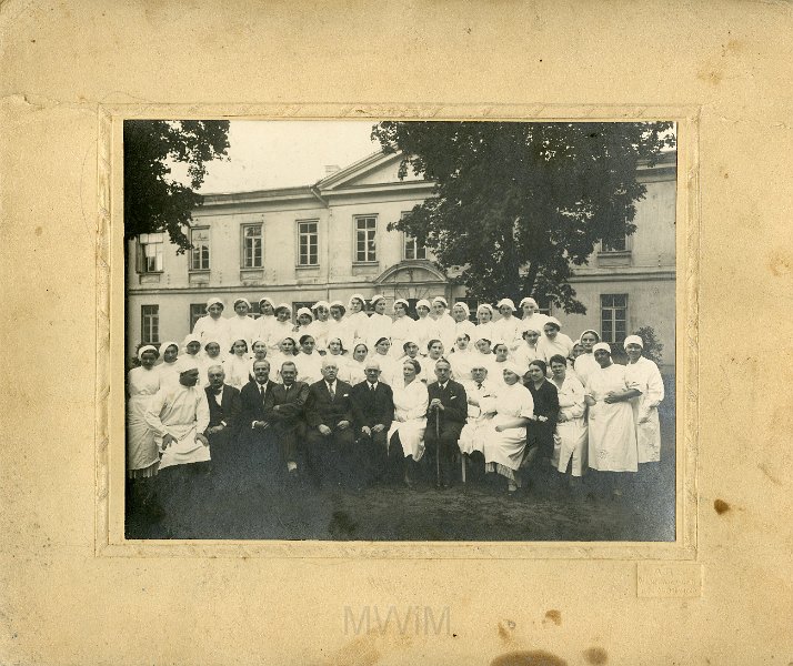 KKE 4586.jpg - Fot. Szkoła Położnych. Przy szpitalu św. Jakuba., Wilno, 1934 r.
